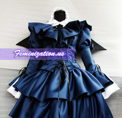 Deep Blue Lolita dress